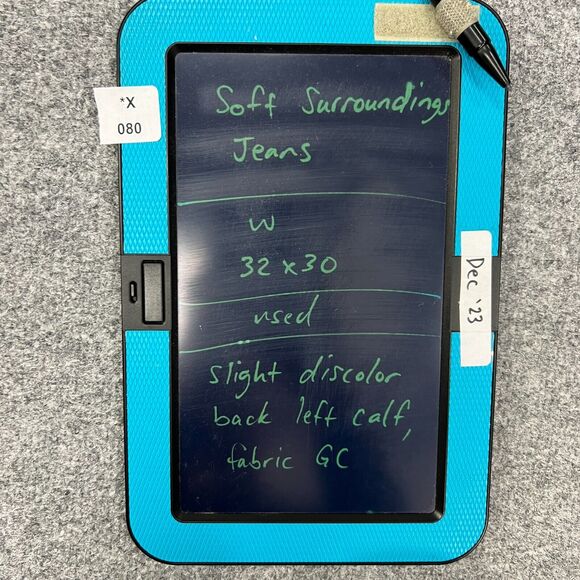 Soft Surroundings Jeans Womens 32 X 30 The Ultimate Denim Relaxed Straight Blue - Picture 11 of 12